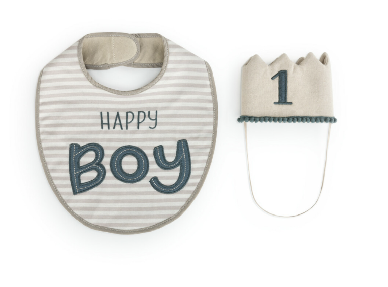 Boy Hat Bib Set Boy Hat Bib Set