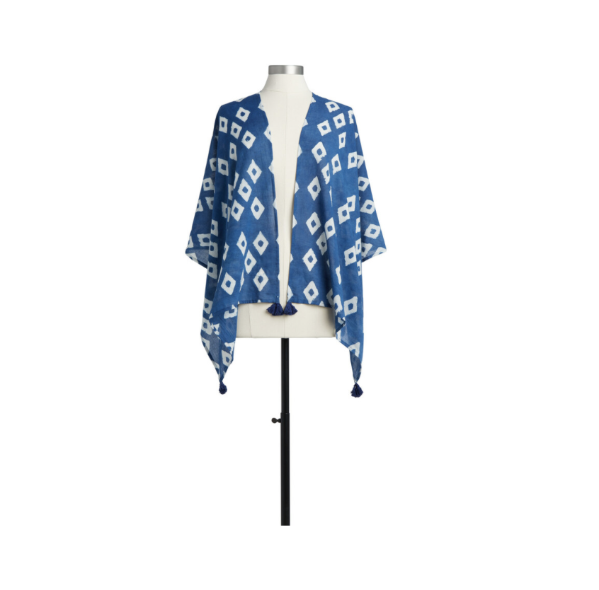 Indigo Block Print Scarf Indigo Block Print Scarf