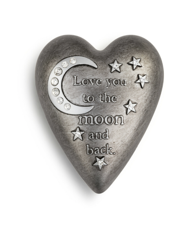 To the Moon Art Heart To the Moon Art Heart