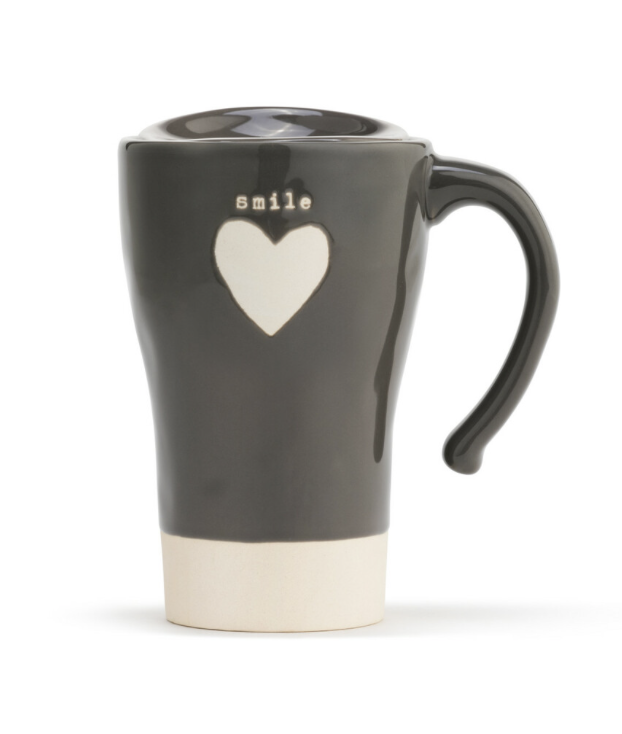 Smile Heart Travel Mug Smile Heart Travel Mug