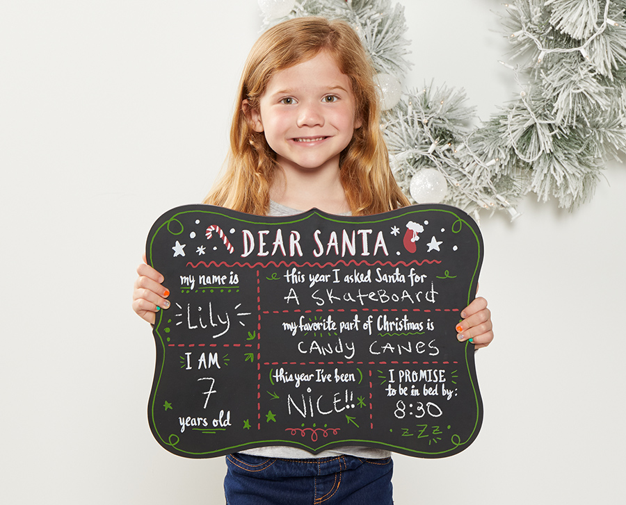 Dear Santa Chalkboard