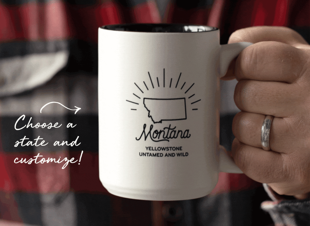 Destinations State of Happiness mug animation