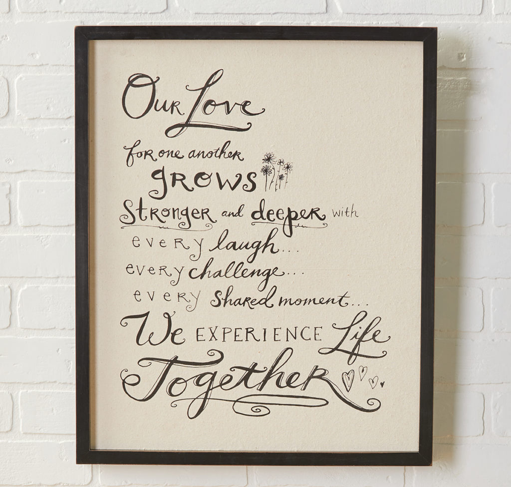 Love for One Another Manifesto Wall Art