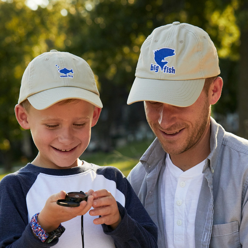 Big Fish/Small Fry Cap Set