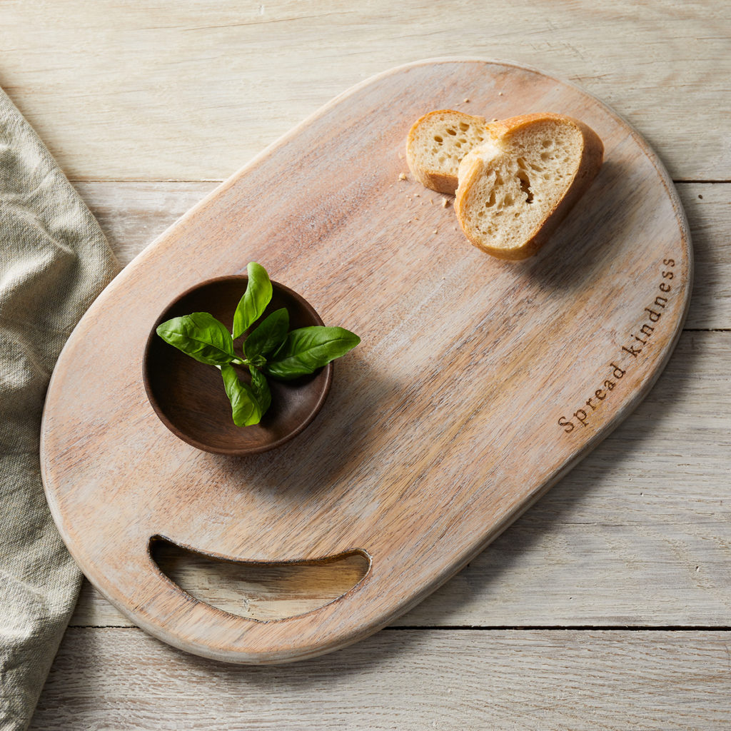 Spread Kindness Serving Board with Bowl